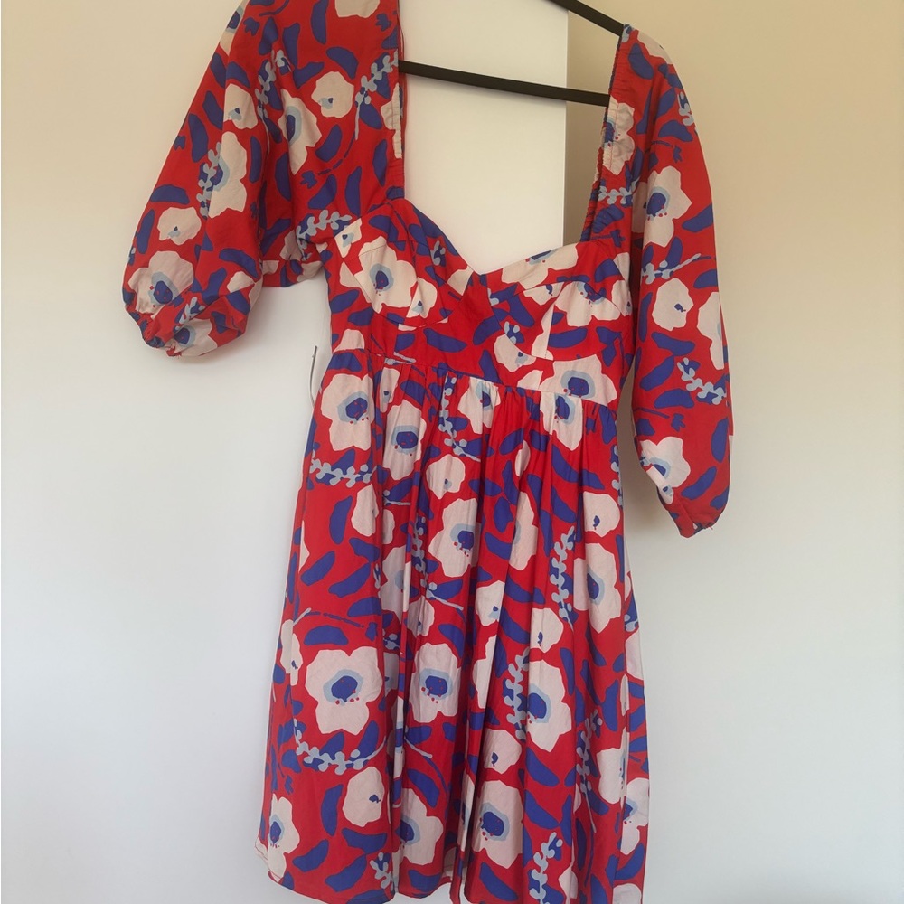 Floral Puff Sleeve Dress